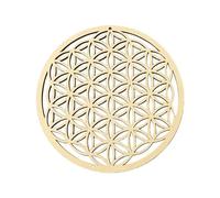 Art mural fleur de vie - Art mural fleur de vie géométrie sacrée,Planche de grille en de spirituel de géométrie sacrée en bois décor à la maison