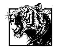 Art mural gothique - décoration en métal silhouette gothique, ornement de fer noir | Angel Skeleton Lion Wall Sculpture, Buts polyvalents Opbi d'art suspendu pour la décoration de maison