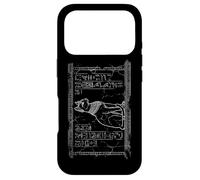 Art Mural hiéroglyphique de la déesse du Chat Bastet de Coque pour iPhone 17 Pro