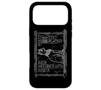 Art Mural hiéroglyphique de la déesse du Chat Bastet de Coque pour iPhone 17 Pro Max