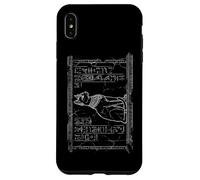 Art Mural hiéroglyphique de la déesse du Chat Bastet de Coque pour iPhone XS Max