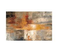 Art mural horizontal Grand art mural abstrait Impressions sur toile Peintures modernes sur les images Décor pour le salon 32x51in-80x130 cm avec cadre