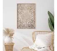 Art mural Marocain Ornement Affiches Oriental Bohemian Print Canvas Peintures Motif géométrique Images pour salon Décoration intérieure (50x70cm / 19.7 « x27.6 ») Sans cadre