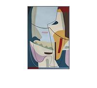 Art mural minimaliste Art abstrait sur toile Peintures sur toile de Picasso Impressions et affiches célèbres Photos Décor de salon 80x110cm (31x43in) avec cadre