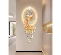 Art Mural Moderne.3D LED Wall Art Decoration, Decorative Wall Lamp with LED Light, Suitable for Entryway, Hallway, Bedroom.