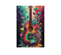 Art mural Playing The Guitar of The Soul Living Room 08 x 12 pouces (20 x 30 cm)