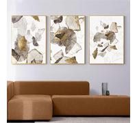 Art Mural,Tableau Abstrait de Style Nordique Toile Idéal Décorer Un Salon Une Salle à Manger Une Cuisine Un Bureau Une Chambre Une Véranda Ou Toute Autre Pièce de la Maison-40*50cm-3PCS (sans cadre)