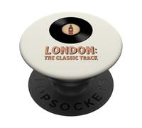 Art Musical en Vinyle The Classic Track de Londres PopSockets PopGrip Adhésif