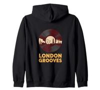 Art Musical Urbain en Vinyle de London Grooves Sweat à Capuche