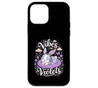 Art musical Vibes In The Violets Bunny Coque pour iPhone 12 mini