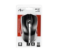 ART MYART AM-97A Raton INALÁMBRICO-Ã“PTICO USB AM-97A Negro