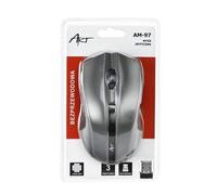 ART MYART AM-97C Raton INALÁMBRICO-Ã“PTICO USB AM-97C Plateado