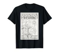 Art Mystique Soleil et Déesse - Illustration Occulte Vintage T-Shirt
