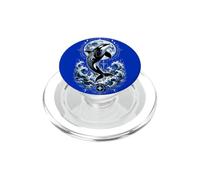 Art Mythique de la Baleine Orca Moon Guardian Ocean Spirit PopSockets PopGrip pour MagSafe