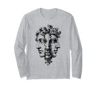 Art Mythologie Grecque Trois Visages Manche Longue