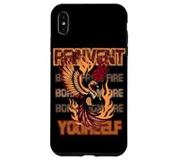 Art mythologique Vintage du phénix renaissant de Ses Cendres, Renaissance et feu Coque pour iPhone XS Max