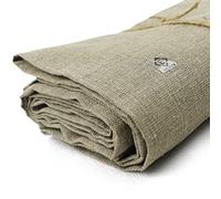 Art Natural Rouleau de toile de lin naturel - 175,3 cm de large x 0,9 m de long - Toile unie non apprêtée pour peinture - Toile de lin brut roulée robuste (400 g)