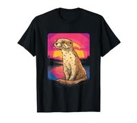 Art Naturel pittoresque de la Faune et de la Flore au Coucher du Soleil sur la rivière Otter Lover T-Shirt