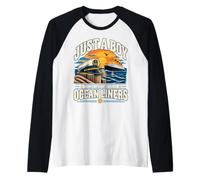 Art Nautique du Coucher de Soleil Just a Boy Who Loves Ocean paquebots Manche Raglan