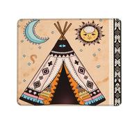 Art Navajo du Sud-Ouest des États-Unis Mouse Pad Petit Tapis De Souris Gaming Résistant À Usure Tapis De Souris pour Bureau Travail Voyage 25X30Cm