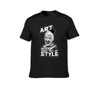 Art Never Goes Out of Style Movie Art The Clown Tara Dawn T-Shirt Unisex Black Mens Tees L