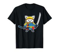 Art Ninja Japonais et Husky samouraï Japonais T-Shirt