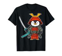 Art Ninja Japonais et Pingouin samouraï Japonais T-Shirt