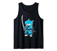 Art Ninja Japonais et Requin samouraï Japonais Débardeur