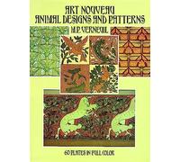 Art Nouveau Animal Designs and Patterns: 60 Plates in Full Color