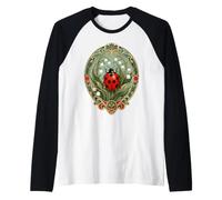 Art Nouveau Coccinelle Muguet Botanique Manche Raglan