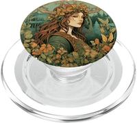 Art Nouveau Druide Aventurier Wanderer Nature Jeu de rôle PopSockets PopGrip pour MagSafe
