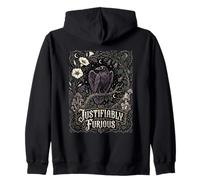 Art Nouveau Gothique Anti-patriarcat Corbeau, à Juste Titre, Furieux Sweat à Capuche