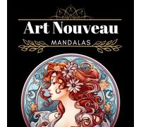 Art Nouveau Mandala: Coloring book for adults and pros