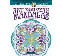Creative Haven Art Nouveau Mandalas Coloring Book (Adult Coloring) - [Version Originale] Inconnu (Auteur)