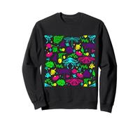 Art Nouveau Papillon Libellule Antique Floral Vintage Sweatshirt