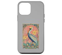 Art Nouveau Pelican Fleurs Jaunes et botanique côtière Coque pour iPhone 12 Mini