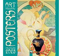 Art Nouveau Posters Wall Calendar 2025 (Art Calendar) by Flame Tree Studio NEUF