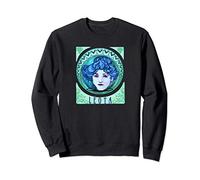 Art Nouveau Vintage Retro Mucha Style Hand Drawn Spooky MK Sweatshirt