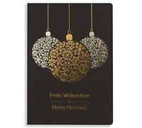 ART NUVO Lot de 10 cartes de Noël exclusives n° 31-120 x 170 mm - Motif de Noël en relief - En papier de bijoux et papier coloré avec inserts et