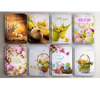 art nuvo Lot de 16 cartes postales exclusives - Format A6-105 x 148 mm - Avec inscriptions dorées - EE_WID