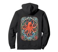 Art océanique Vintage Belle Epoque Octopus Sweat à Capuche