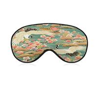 Art of Colored Drawing Pattern Sleep Eye Mask Soft Eye Covers Blocking Lights Bandeau avec sangle réglable pour la sieste de voyage
