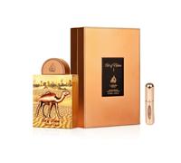 Art of Nature I Eau de parfum 100 ml, parfum arabe unisexe de longue durée, avec atomiseur rechargeable, parfum fruité boisé avec notes de prune, rose, cuir et oud (Art of Nature I)