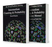 Art of Problem Solving (AoPS) Series, Intermediate Counting and Probability 2 Books Set of Text and Solution by David Patrick