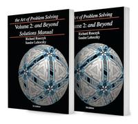 Art of Problem Solving (AoPS) Series, the Art of Problem Solving, Volume 2: and Beyond, 2 Books Set of Text and Solution by Richard Rusczyk and Sandor Lehoczky