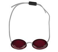 Art of Sun Solarium 600015 Lunettes de protection UV avec élastique Rouge