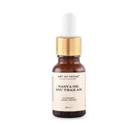 Art of Vedas Anu Thailam 15 ml | Huile Nasya ayurvédique traditionnelle | Base d'huile de sésame pressée à froid | Pour Dinacharya quotidien, yoga et soin de soi