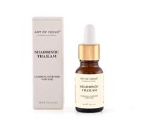 Art of Vedas Shadbindu Thailam - Huile Nasya 15 ml | Huile nasale ayurvédique traditionnelle pour les rituels quotidiens de Nasya | Mélange d'huiles végétales selon l'Ayurveda | Soins, pleine
