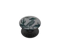 Art ornithologique Cowboy Roadrunner UFO Desert Southwest Western PopSockets PopGrip Adhésif