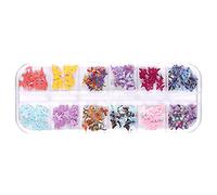 Art Paillettes Fleur pour Papillon Pâte de Bois Art Halloween Art Manucure Outil Mixte Pièce de Pâte de Bois